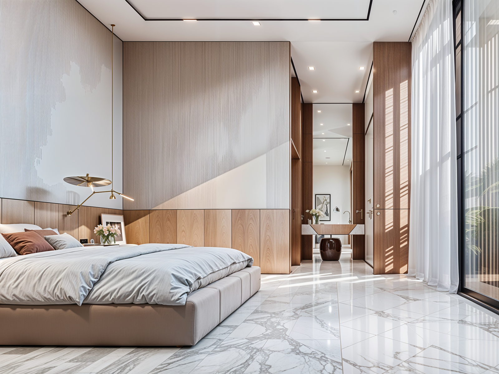 Master bedroom with ensuite